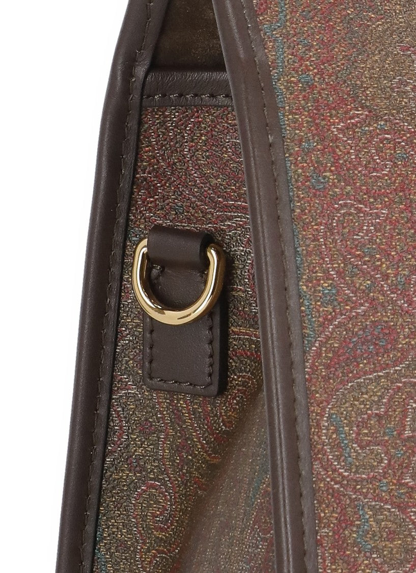 Etro Medium Paisley Pattern Bag With Gold-Tone Hardware Accents