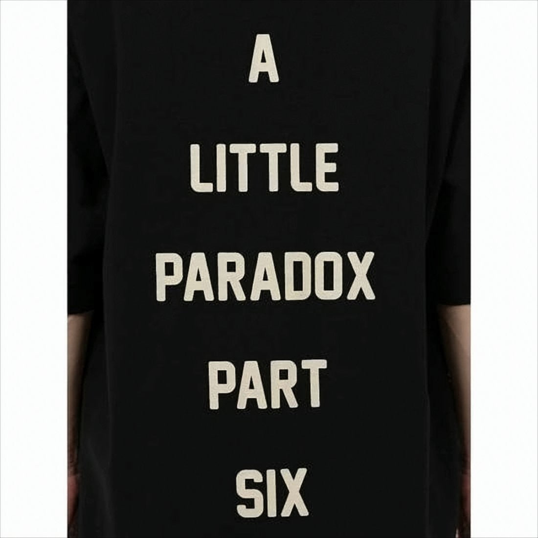 Maison Mihara Yasuhiro Graphic Black Short-Sleeve T-Shirt With Cat Design