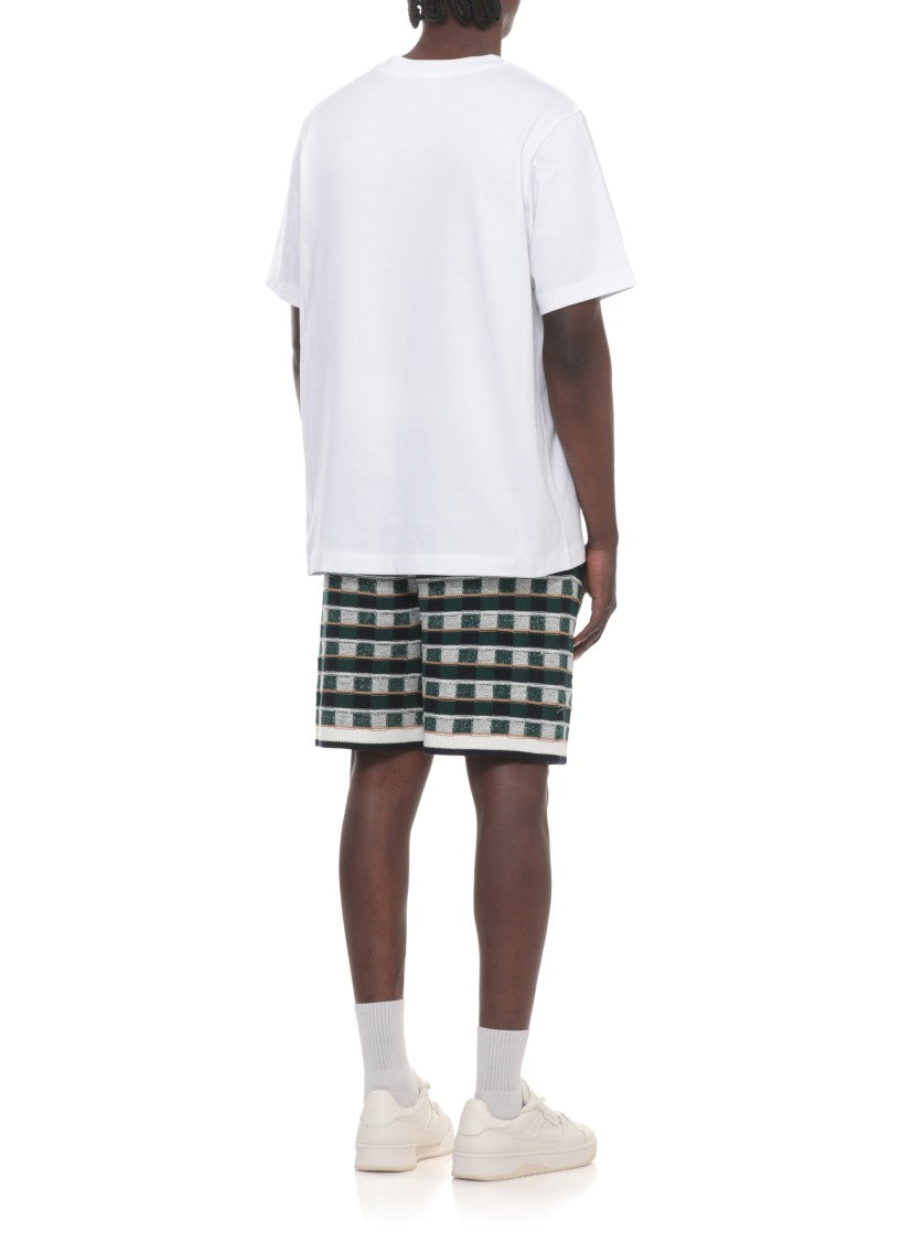 Casablanca White Classic Stacked Logo T-Shirt