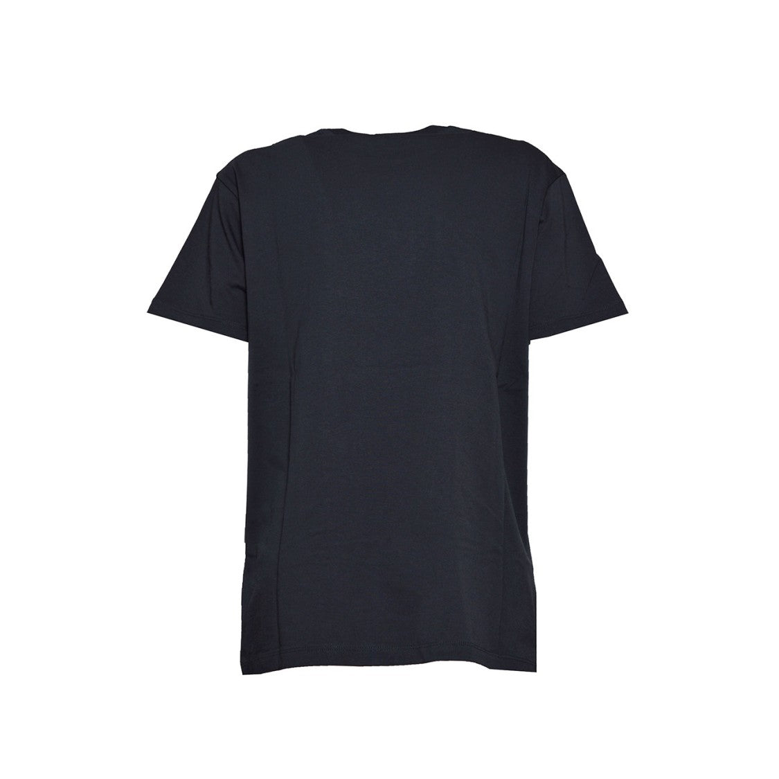 N°21 Cotton Jersey T-Shirt With Contrasting Velvet Logo