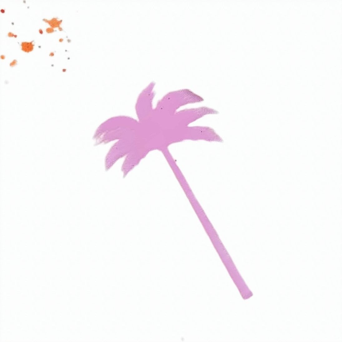 Palm Angels Scattered Paint Splatter Graphic T-Shirt