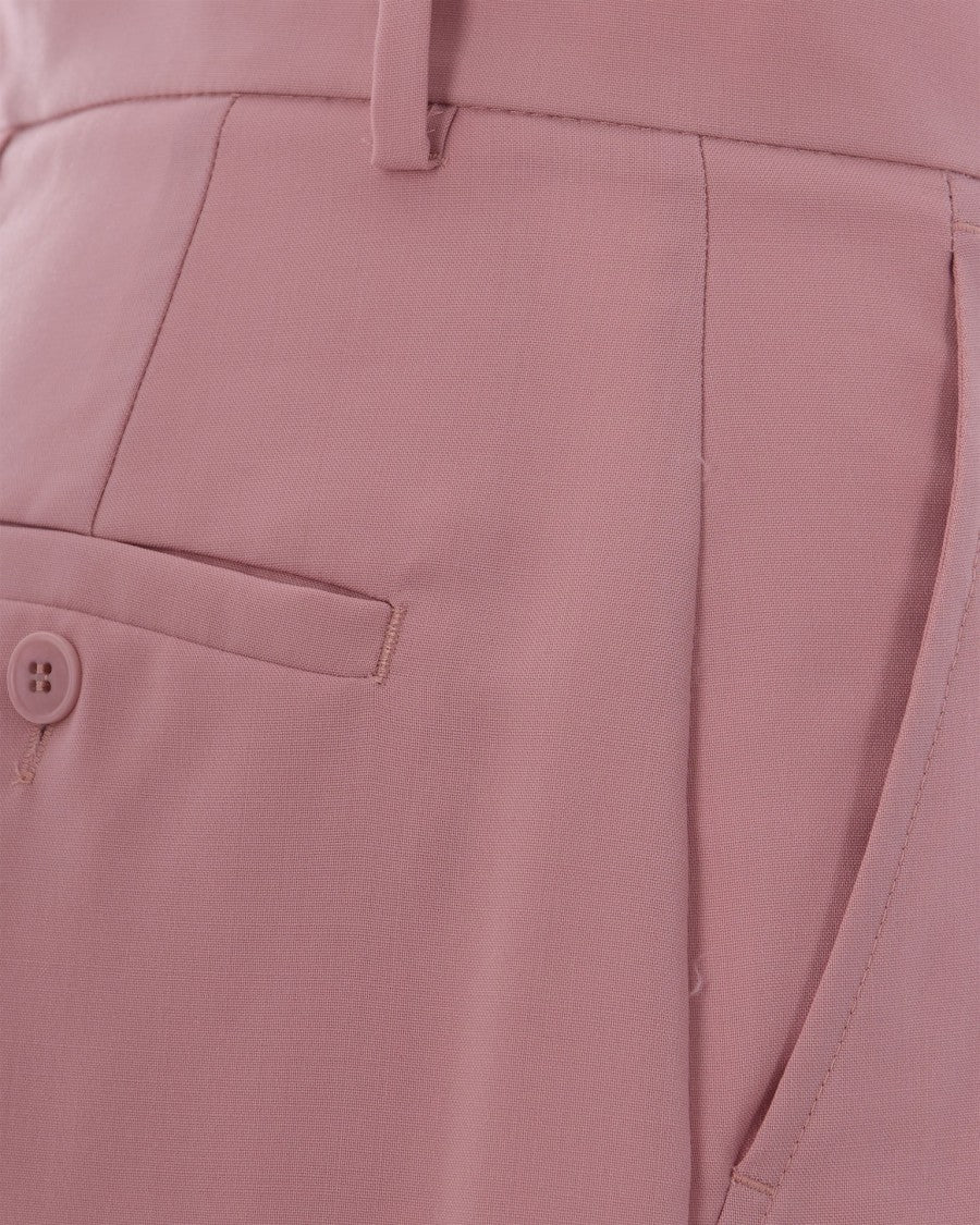 Max Mara Pink Wool Trousers