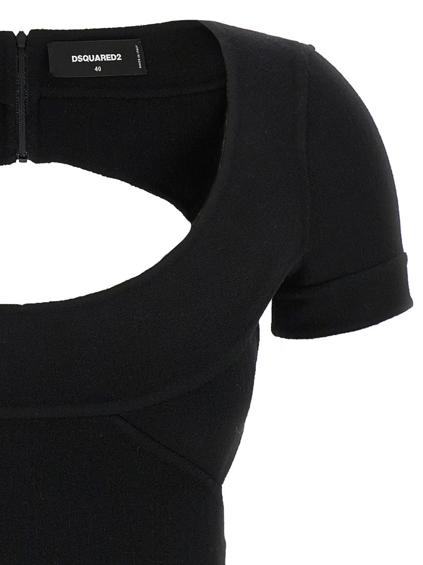 Dsquared2 'Bodycon Cut Out' Dress