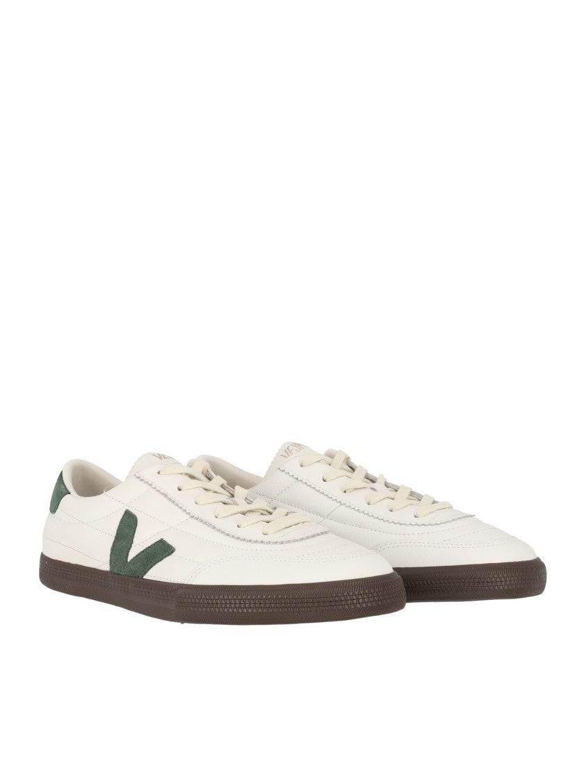 Veja White Panenka Suede Accent Low-Top Sneakers