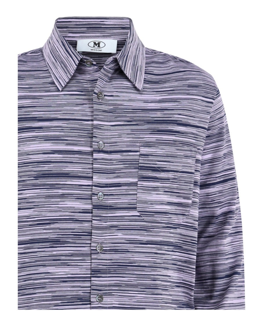 M Missoni Slub Button-Up Shirt