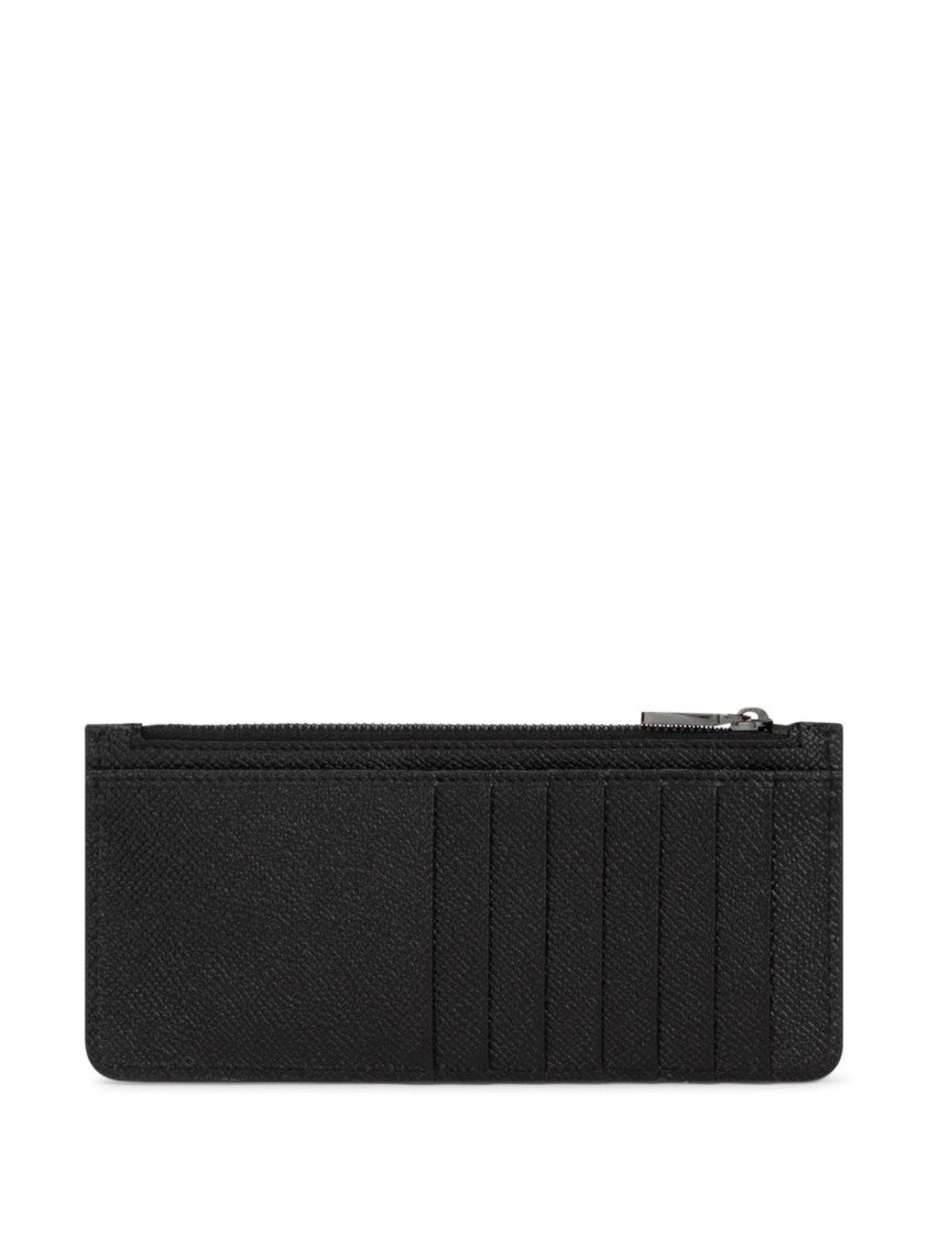 Dolce & Gabbana St.Dauphine Vertical Calf Leather Card Holder