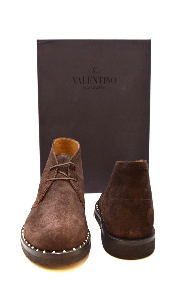Valentino Garavani Brown Suede Boots