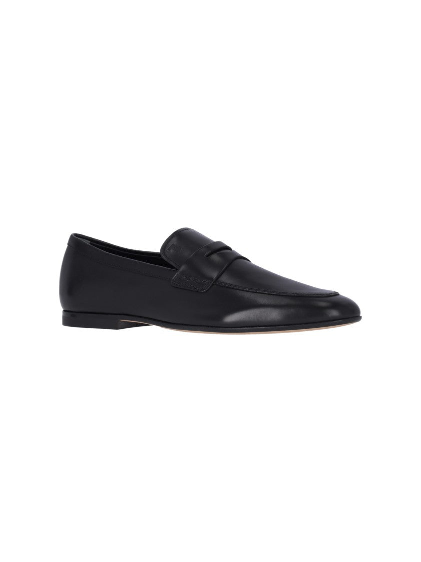 Tod's Pointed Toe Slip-On Loafers With Cut-Out Detail