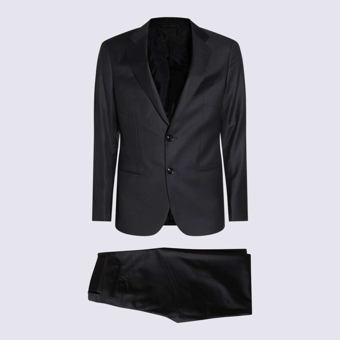 Giorgio Armani Navy Blue Wool Suit