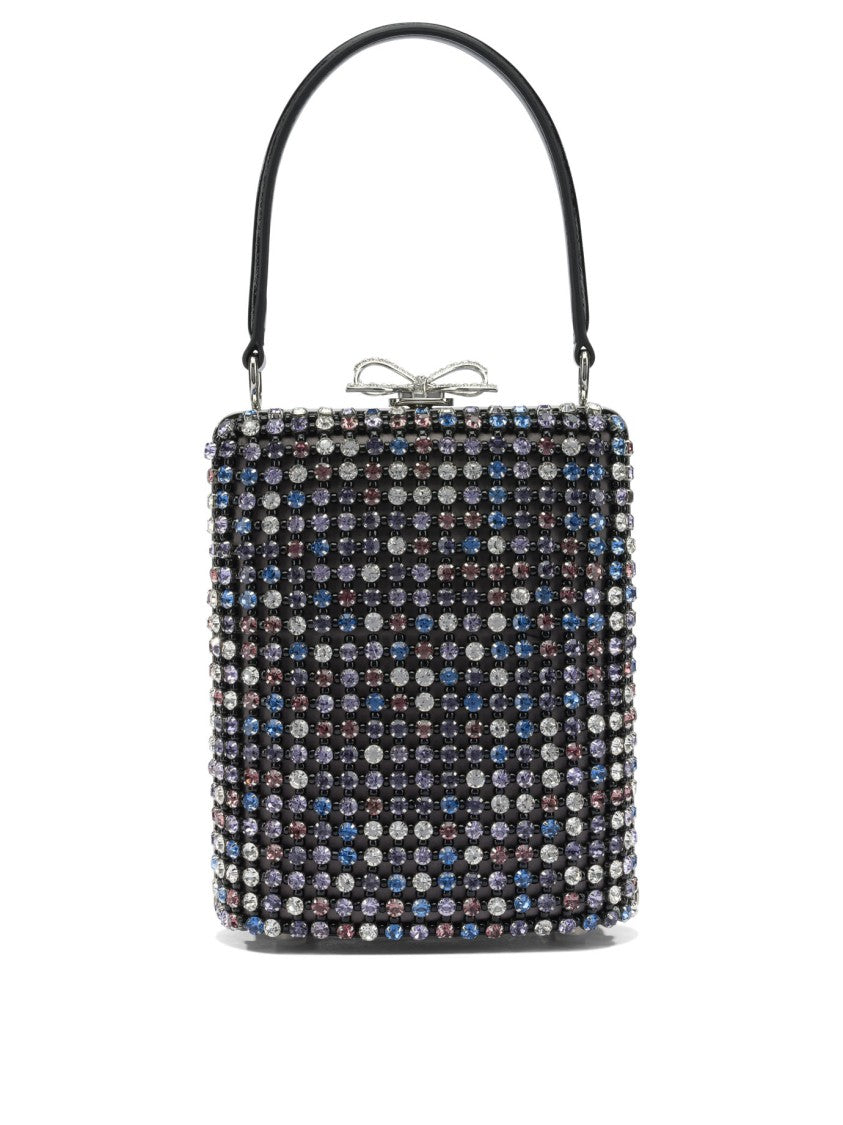Self-Portrait Mini Multi Crystal Handbag