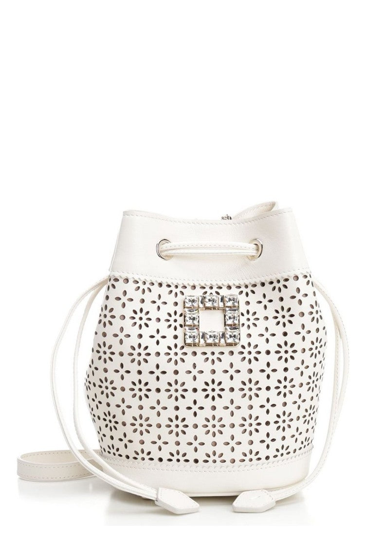 Roger Vivier Structured Pink Bag With Smooth Finish