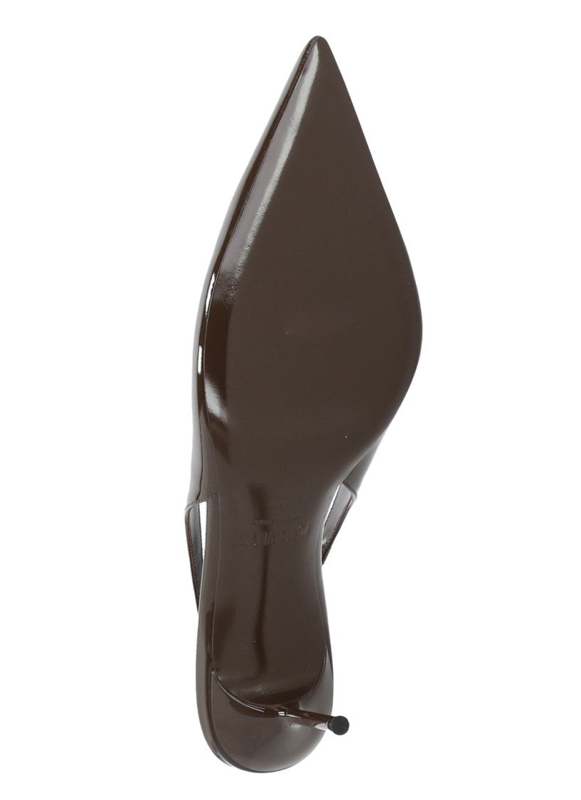 Paris Texas Brown Lidia Arrow Toe Pumps