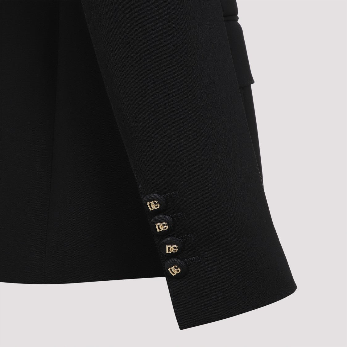Dolce & Gabbana Tailored Black Blazer With Notched Lapel