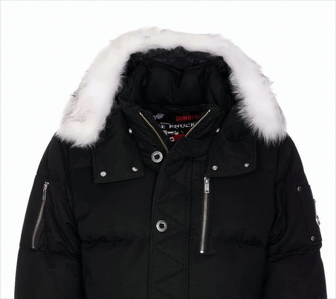 Moose Knuckles Padded Down Jacket With Quilted Design