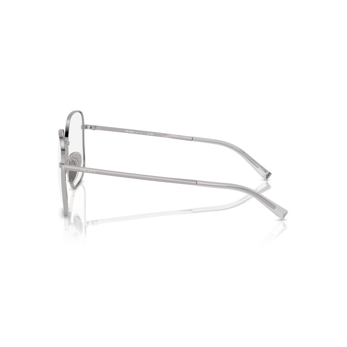 Prada 0Pr A59v Square Metal Frame Eyeglasses