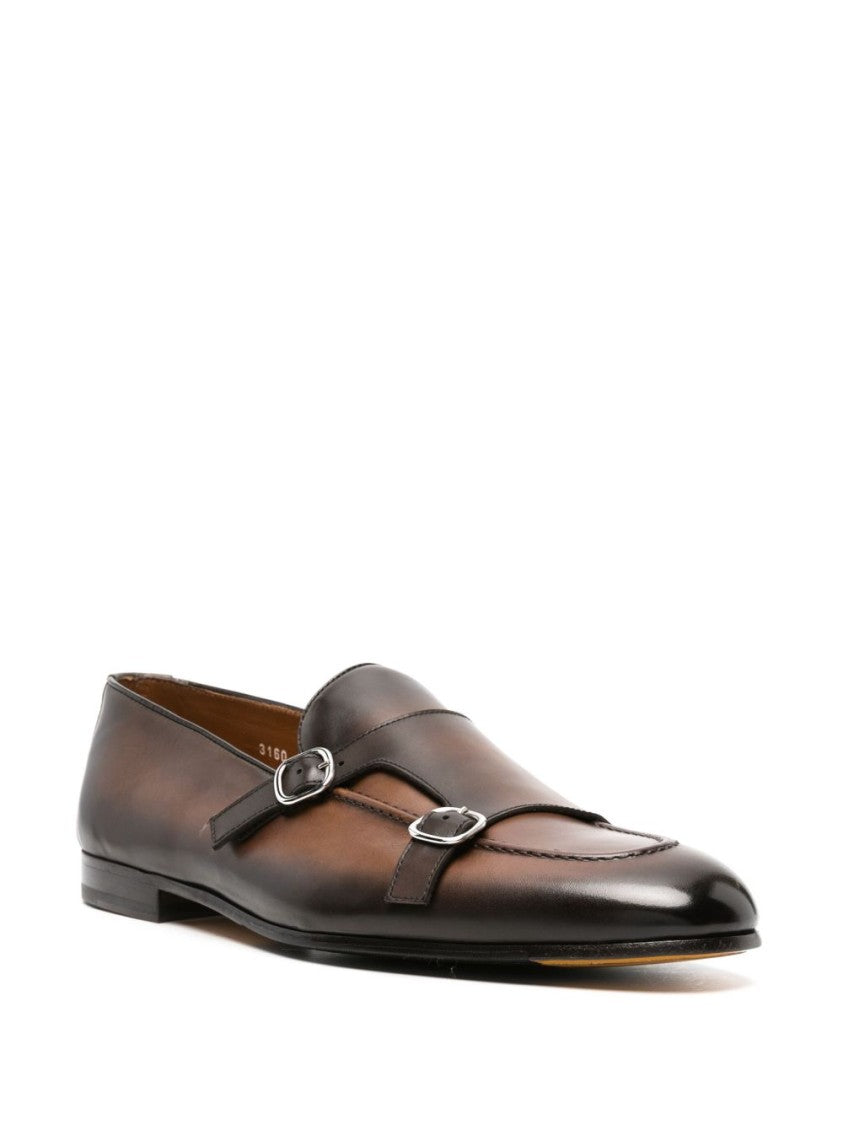 Doucal's Loafers In Rich Brown Leather