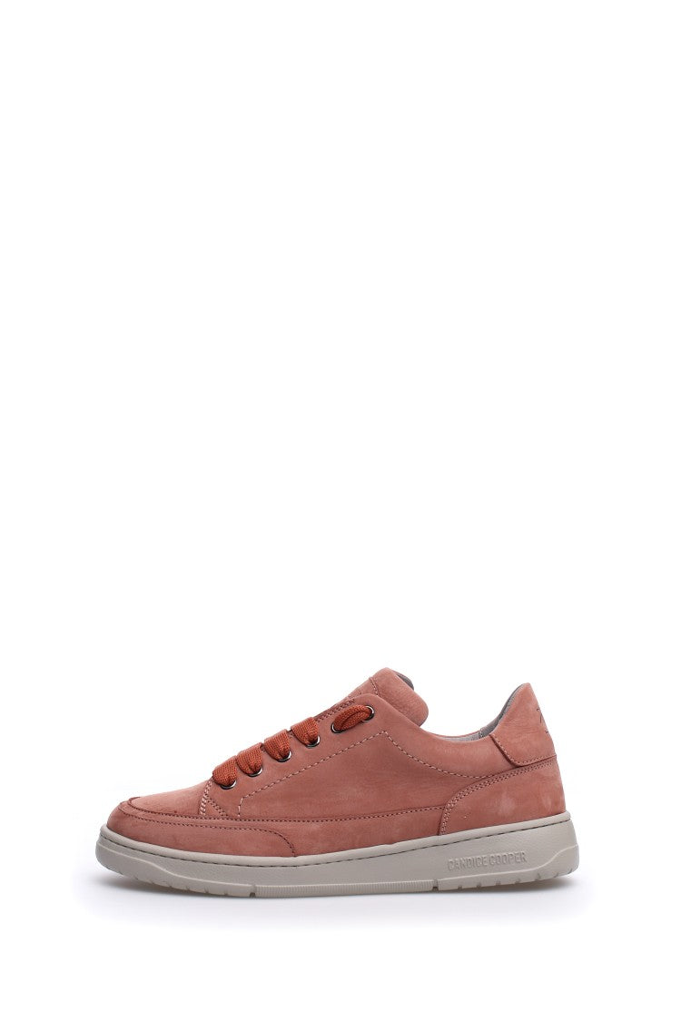 Candice Cooper Minimalist Pink Sneakers With Iconic Branding