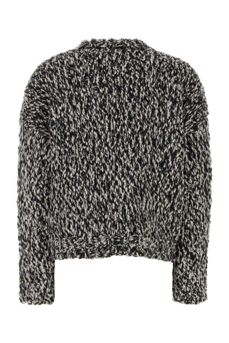 Weekend Two-Tone Wool Blend Crine Sweater