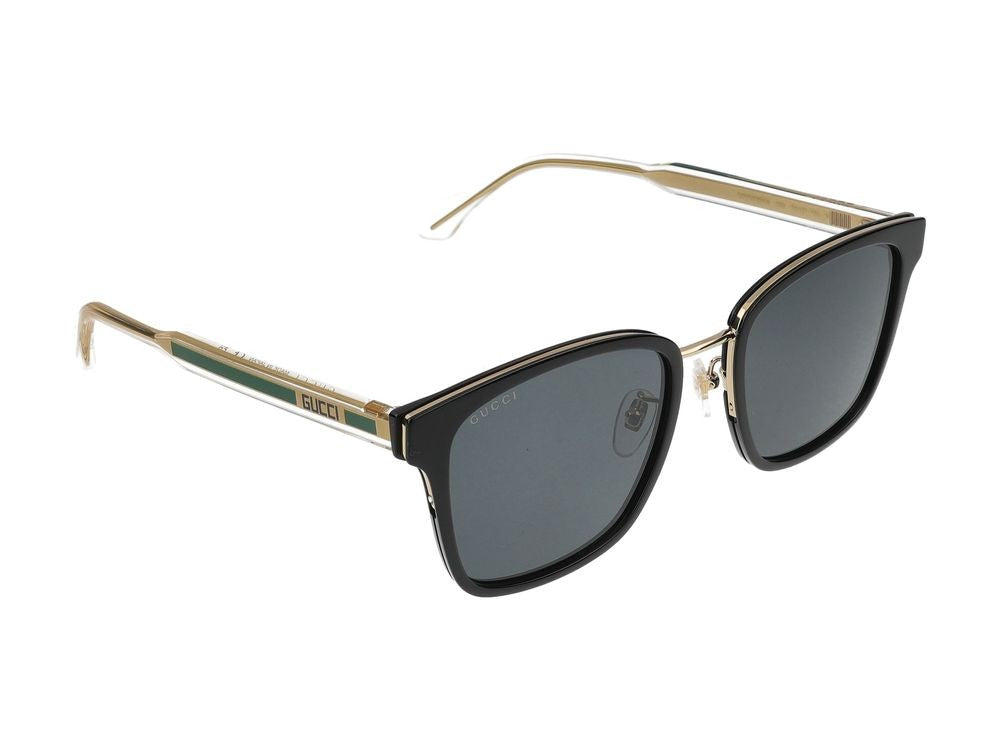 Gucci Sunglasses Gucci Gg0563skn 003 Black Crystal Grey 55/21/150
