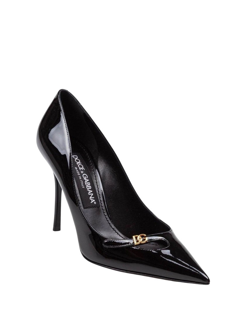 Dolce & Gabbana Décolleté Vernice Pointed-Toe Patent Calf Leather Pumps