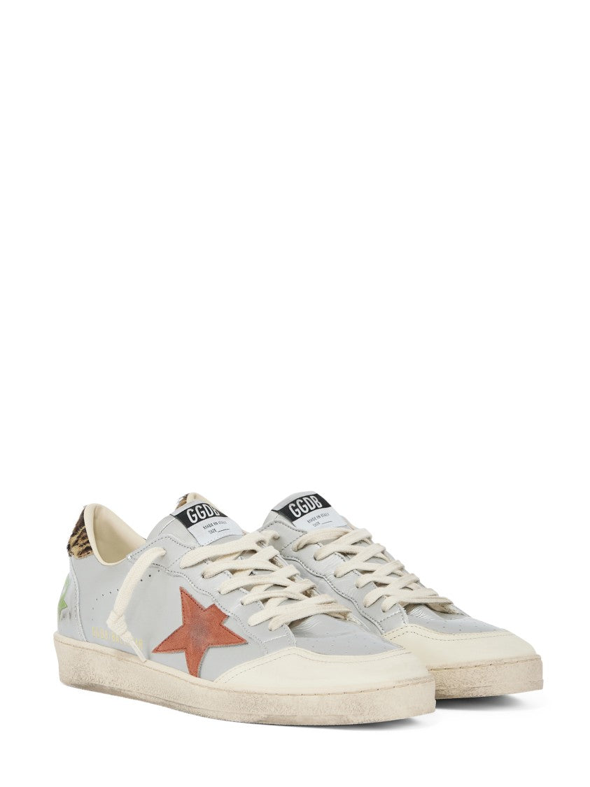 Golden Goose Suede Leather Sneakers With Distinctive Toe Design