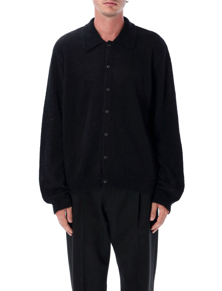 Our Legacy Long-Sleeve Black Polo Shirt