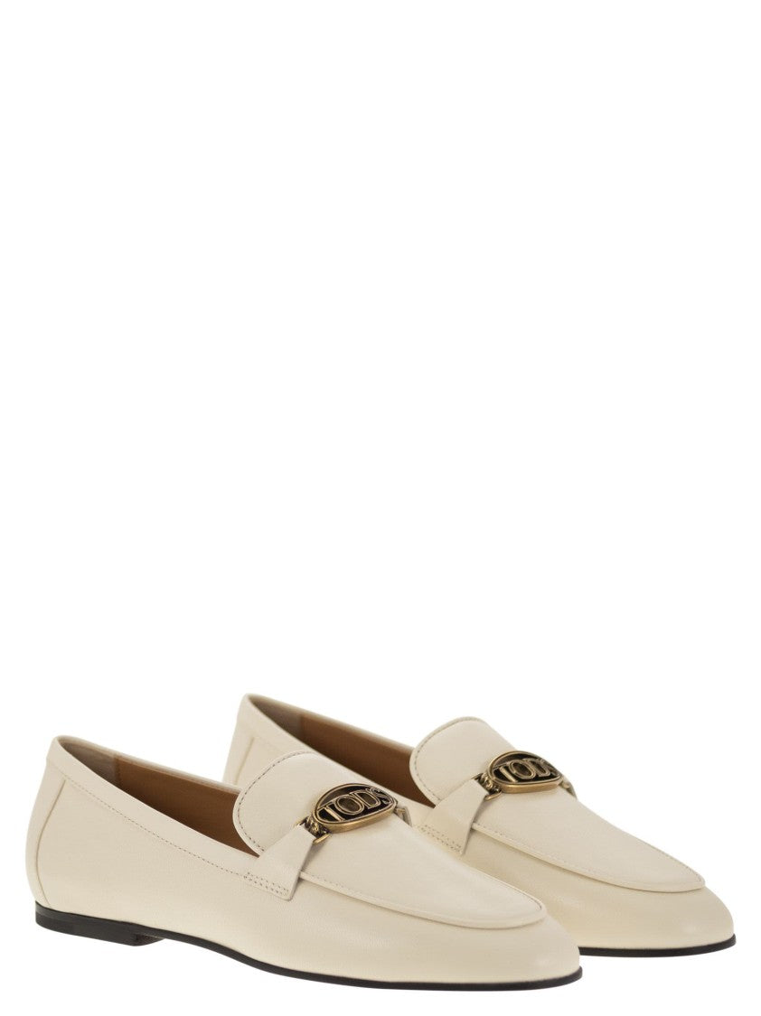 Tod's Goatskin Leather Moccasin