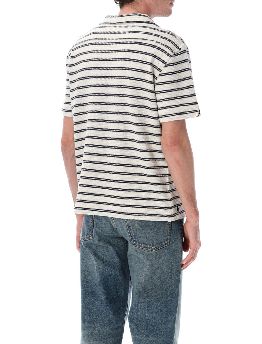 Polo Ralph Lauren Rugby Horizontal Stripe Cotton Polo Shirt