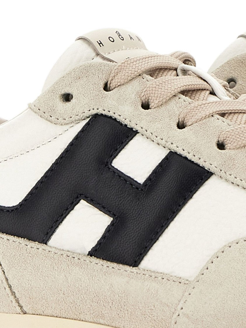 Hogan Low-Top Sneakers With Silk And Nylon Construction