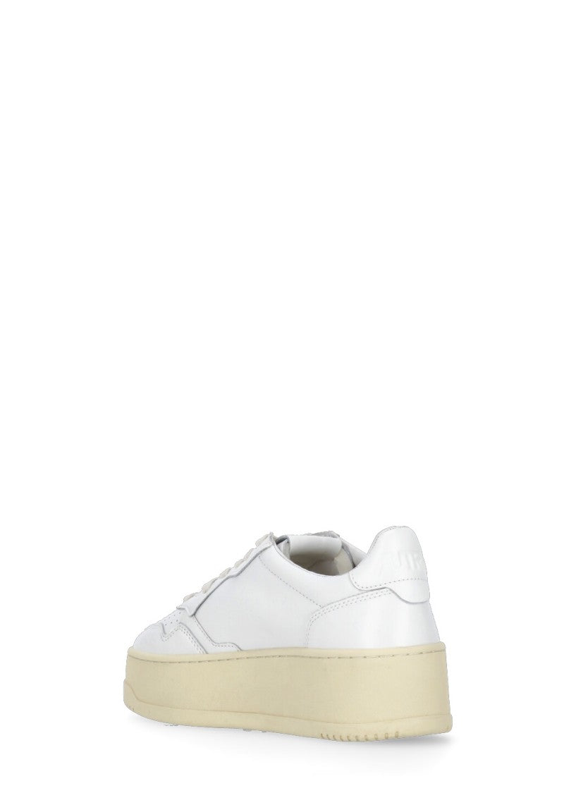 Autry White Autry Leather Sneakers