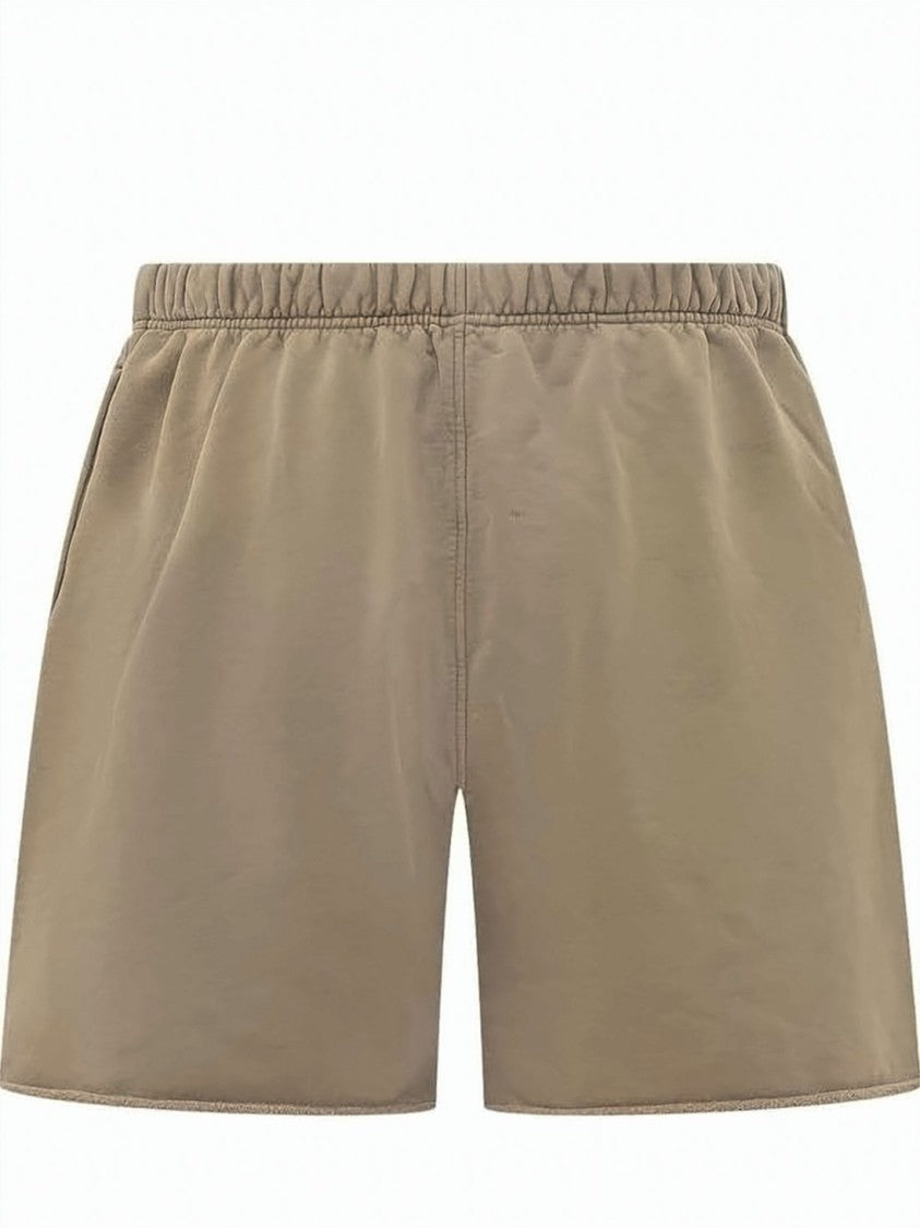Gallery Dept. Relaxed Fit Brown Shorts With Elastic Waistband