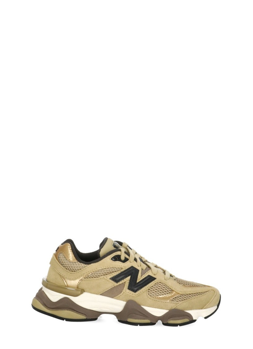 New Balance Gold Technical Fabric Low-Top Sneakers