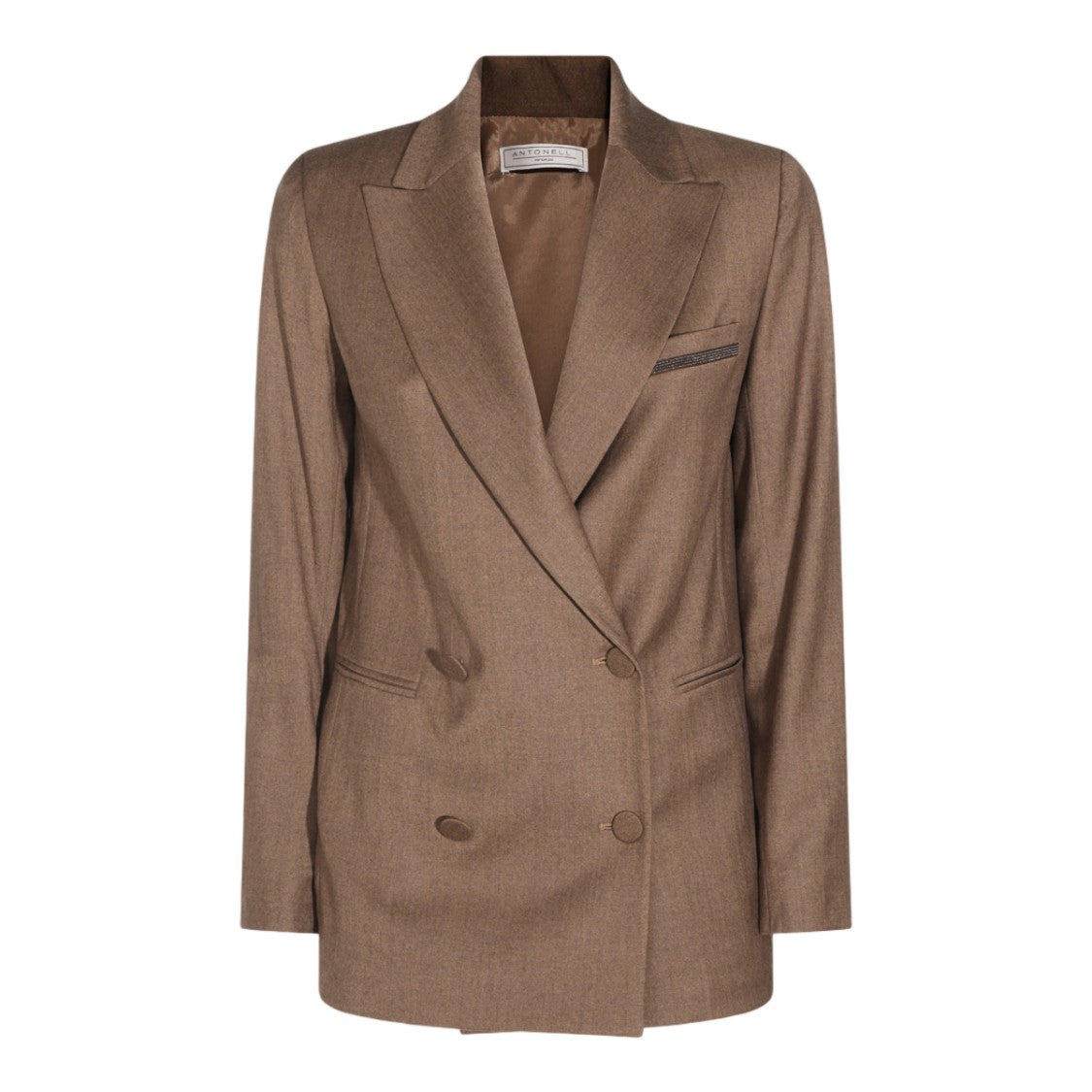 Antonelli Firenze Double-Breasted Notched Lapel Blazer
