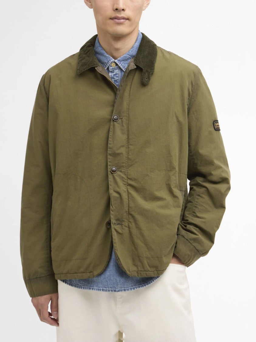 Barbour Troon Corduroy Collar Waxed Jacket