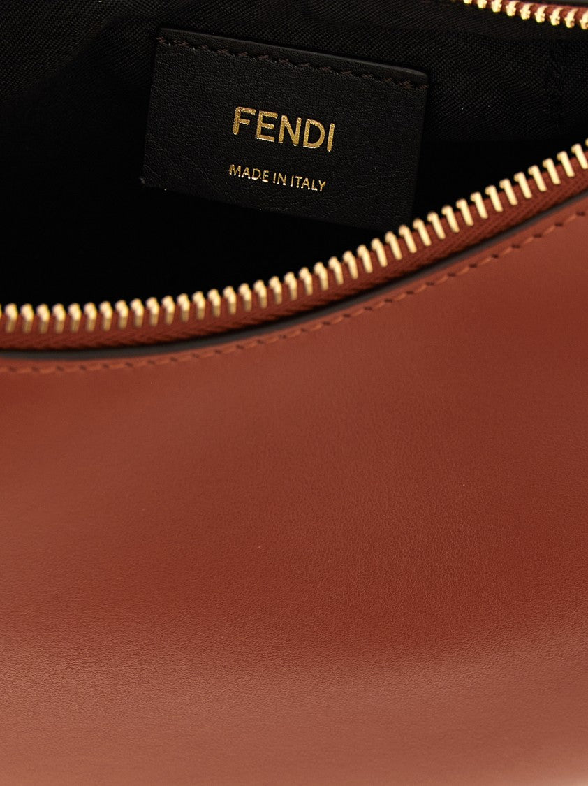 Fendi Mini Handbag With Antiqued Metal Logo