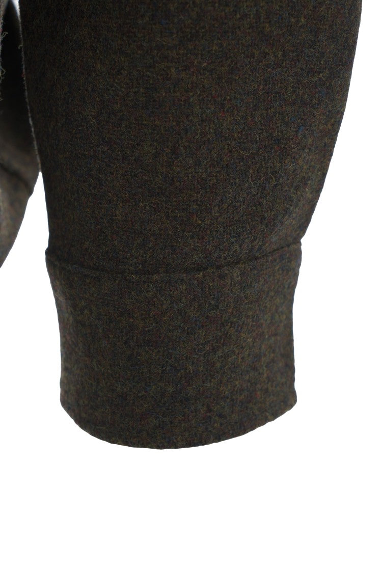 Portuguese Flannel Structured Wool Overshirt With Classic Collar