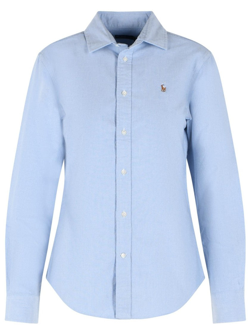 Polo Ralph Lauren Light Blue Cotton Shirt