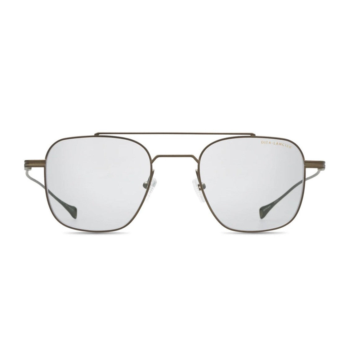 Dita Lancier Brown Lsa 118 Titanium Pilot Eyeglasses