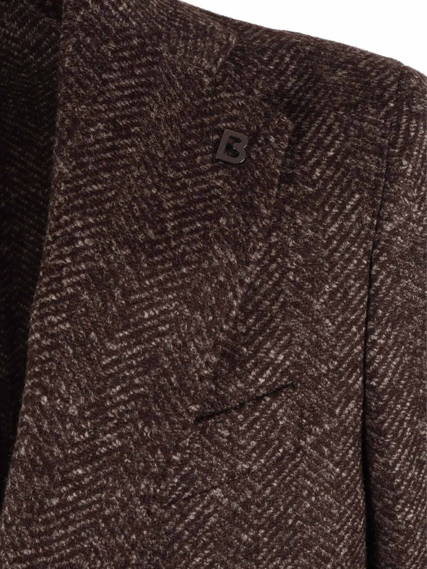 Breras Classic Tailored Jacket In Neutral Tones