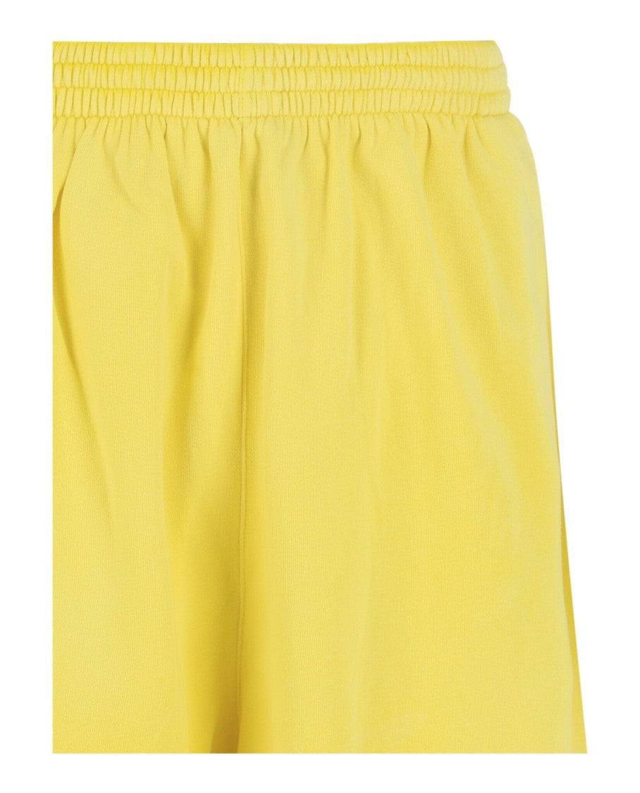 Balenciaga Distressed Cotton Sweat Shorts