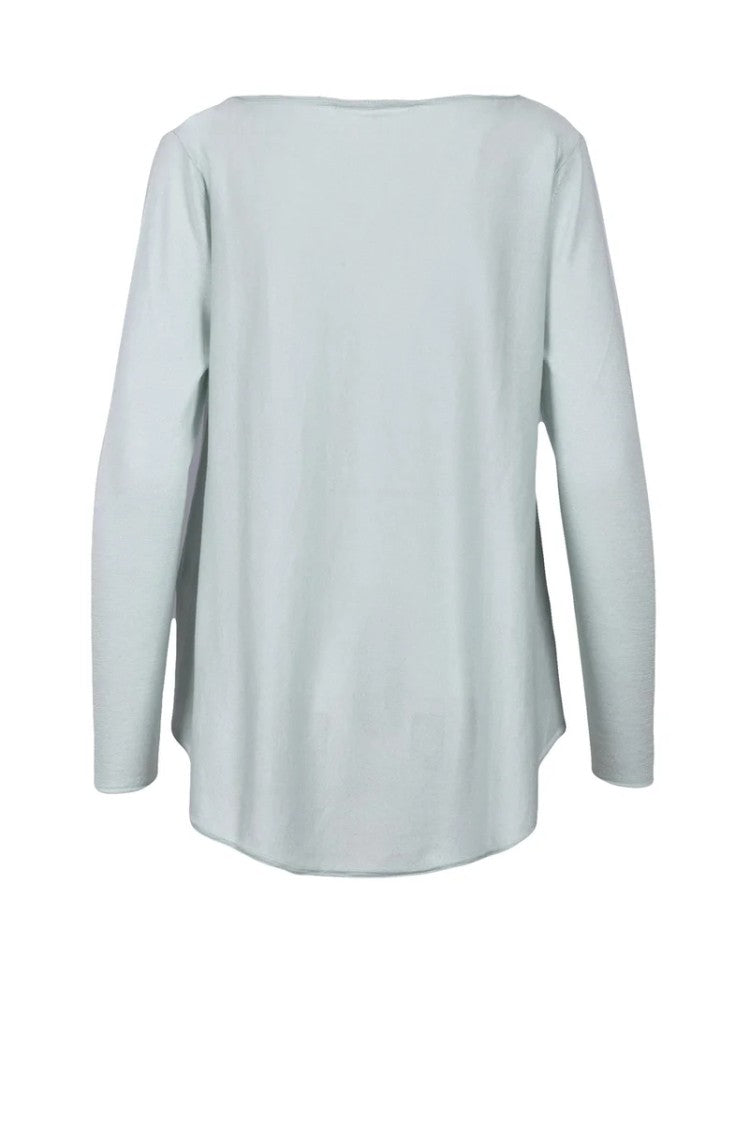 Wild Cashmere Silk And Cashmere Sweater - Aqua Green