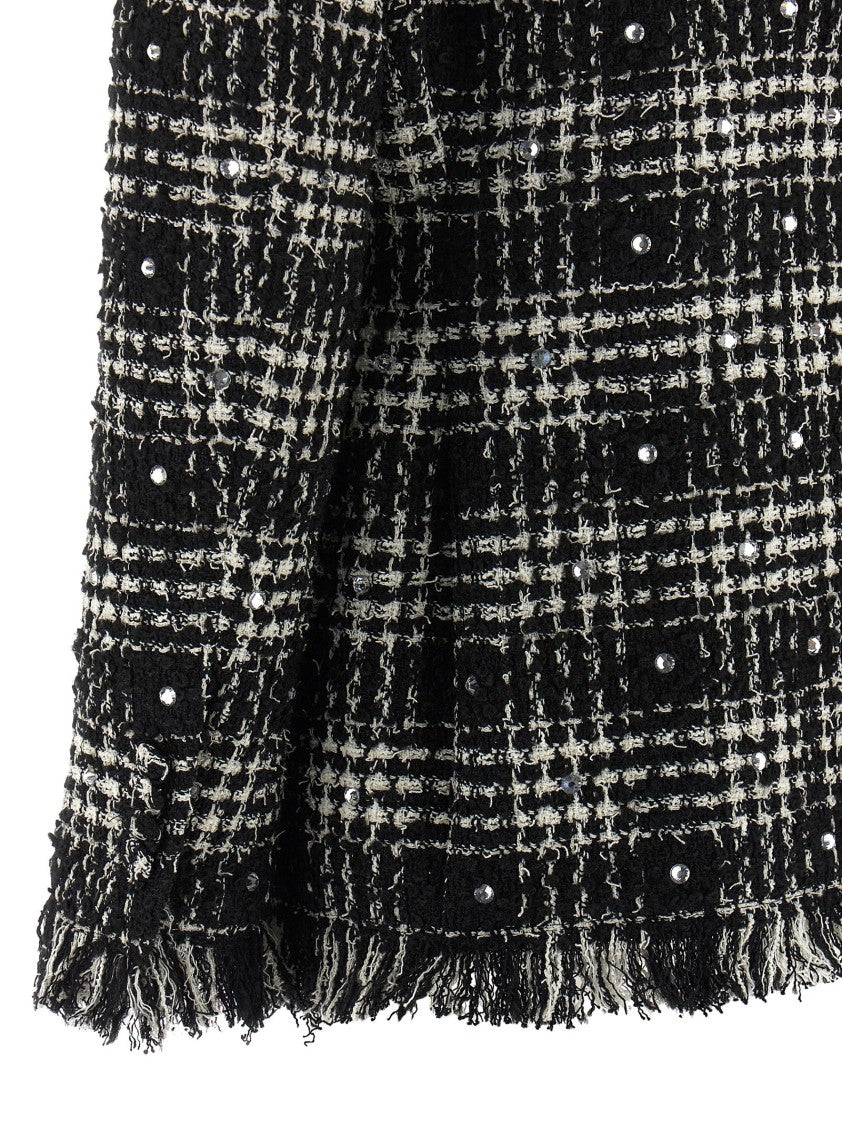 Giuseppe Di Morabito Tweed And Rhinestone Blazer