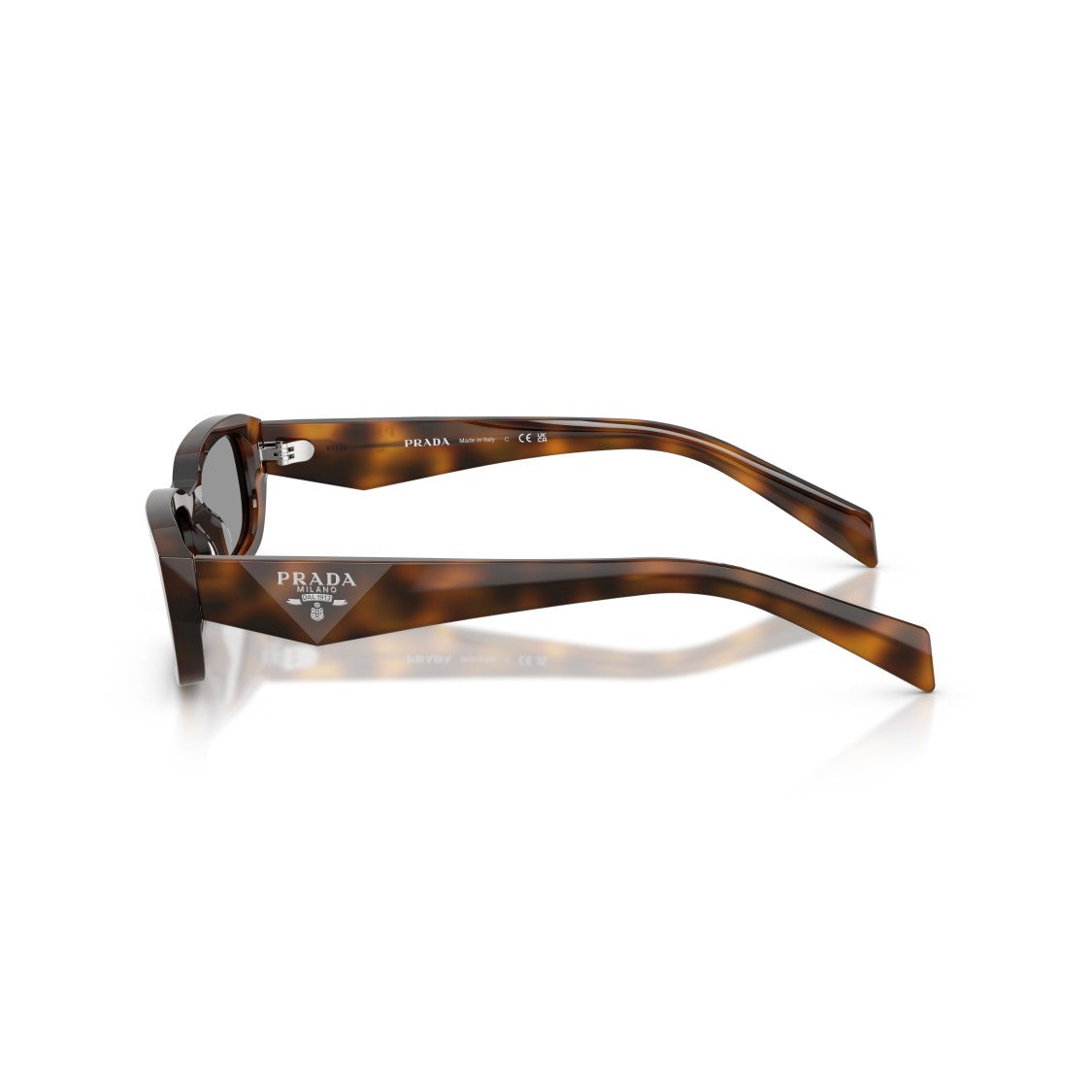 Prada 0Pr B06s Rectangular Tortoiseshell Acetate Sunglasses