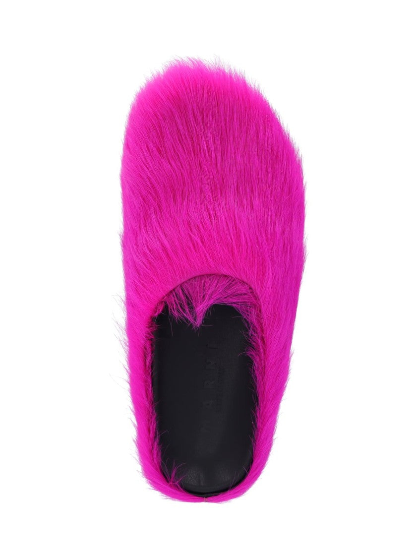 Marni "Fussbett" Sabot – Fuchsia