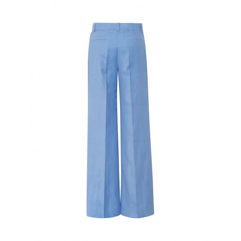 P.A.R.O.S.H. Raisa25 Light Blue Viscose Pants