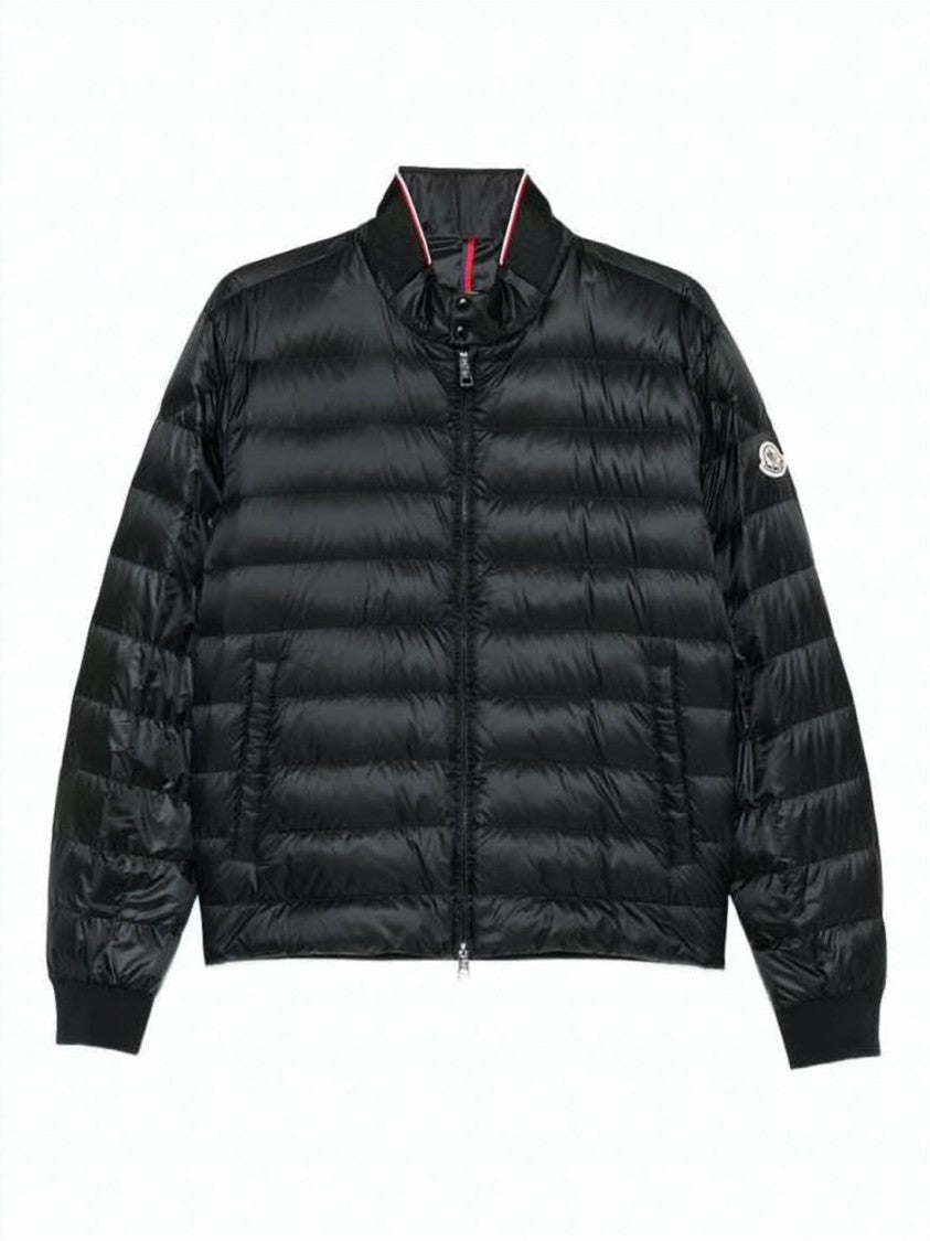 Moncler Quilted Puffer Jacket With High Collar