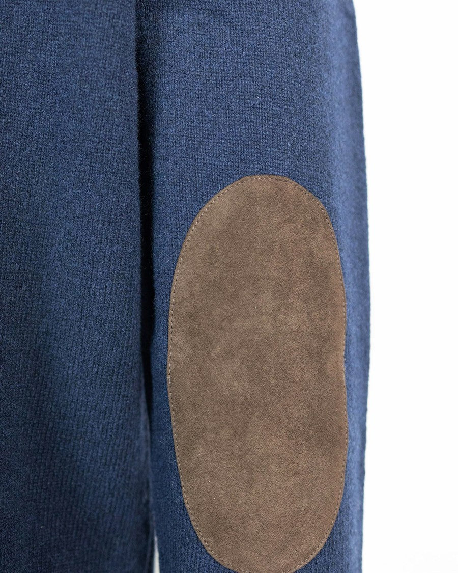 Barbour Essential Patch Blue Sweater