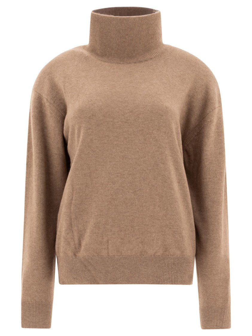 Auralee Brown Cashmere Knitwear