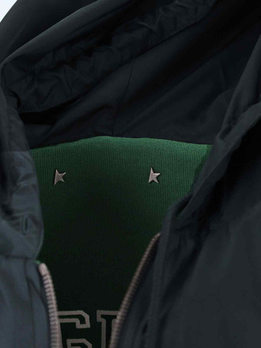 Golden Goose Reversible Zip Hoodie – Green/Blue