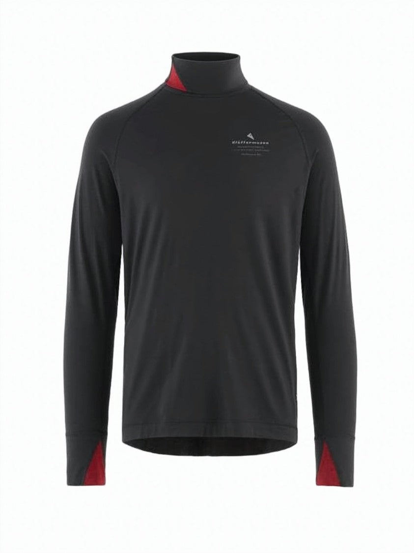 Klattermusen Long-Sleeve Training Top With High Neckline And Triangular Accents
